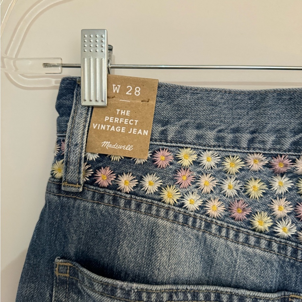 Madewell Floral stitch Jeans - Picture 5 of 7